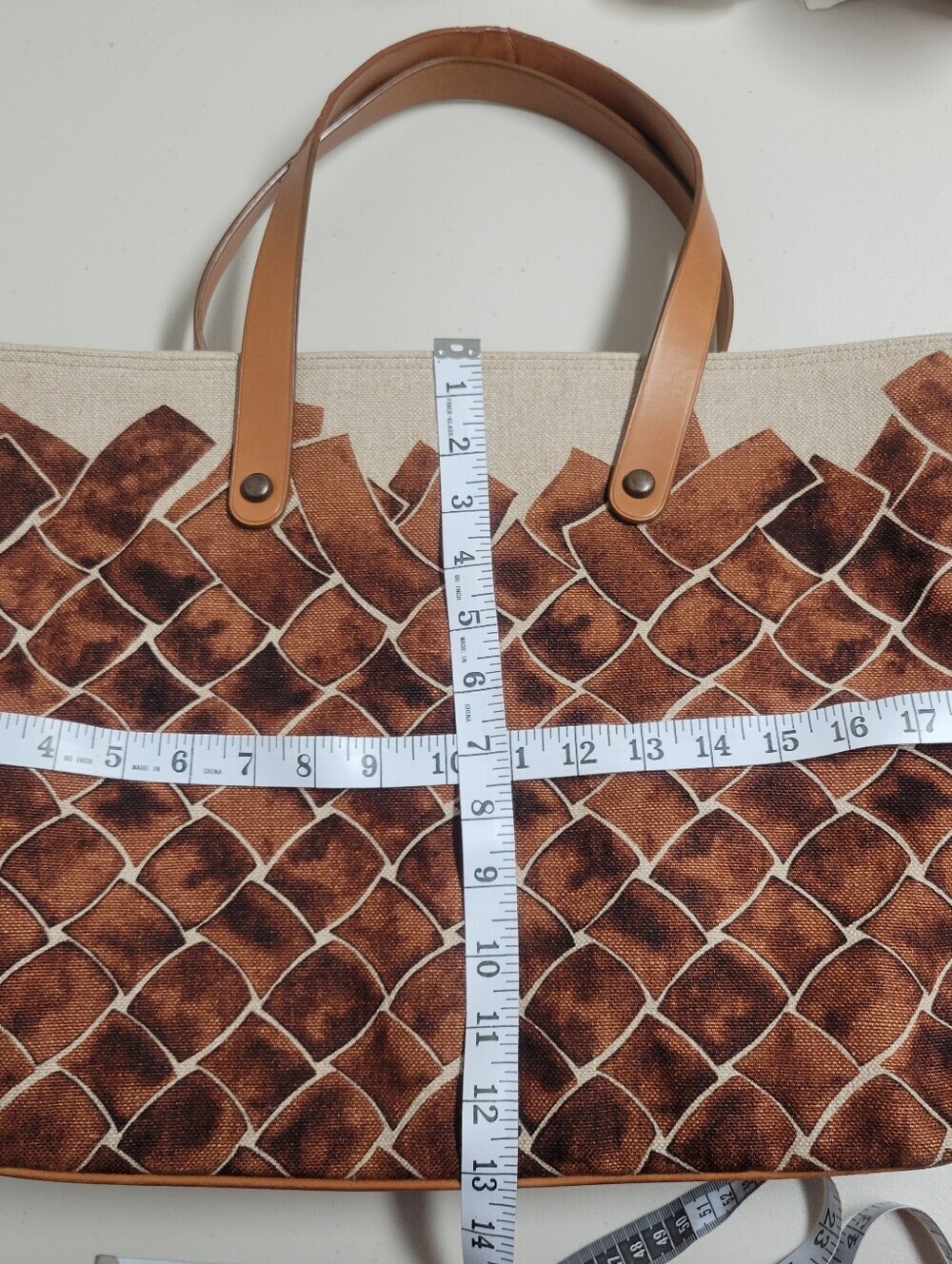 Bottega Veneta Open Tote Printed Canvas Large. - Picture 12 of 16